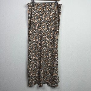 Nili Lotan x‎ Target Skirt Womens XL Floral Midi Y2K Whimsigoth Romantic Boho